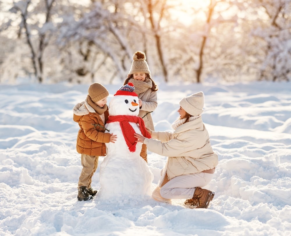 Winter-Dent - holiday snow storm snowman